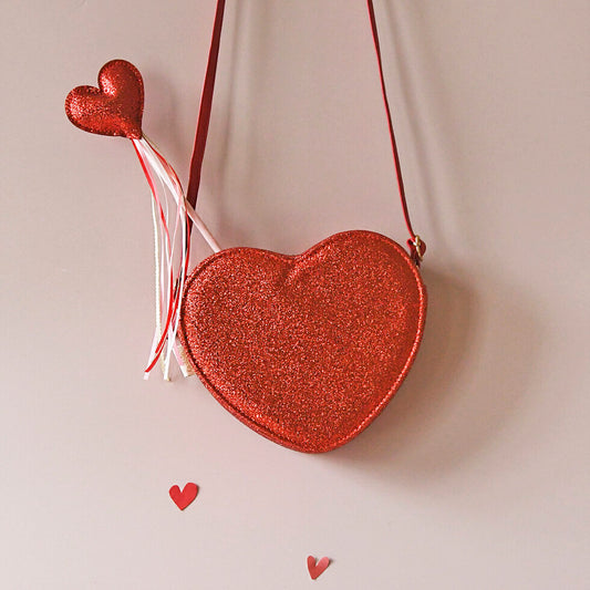 Rockahula - Love Heart Glitzer Tasche