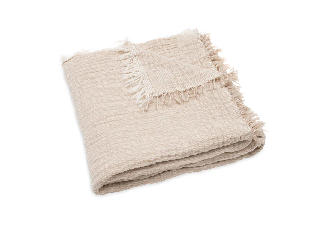 Jollein - Decke Wiege Fringe Stripe