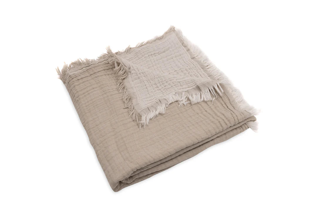 Jollein - Decke Wiege Fringe Stripe