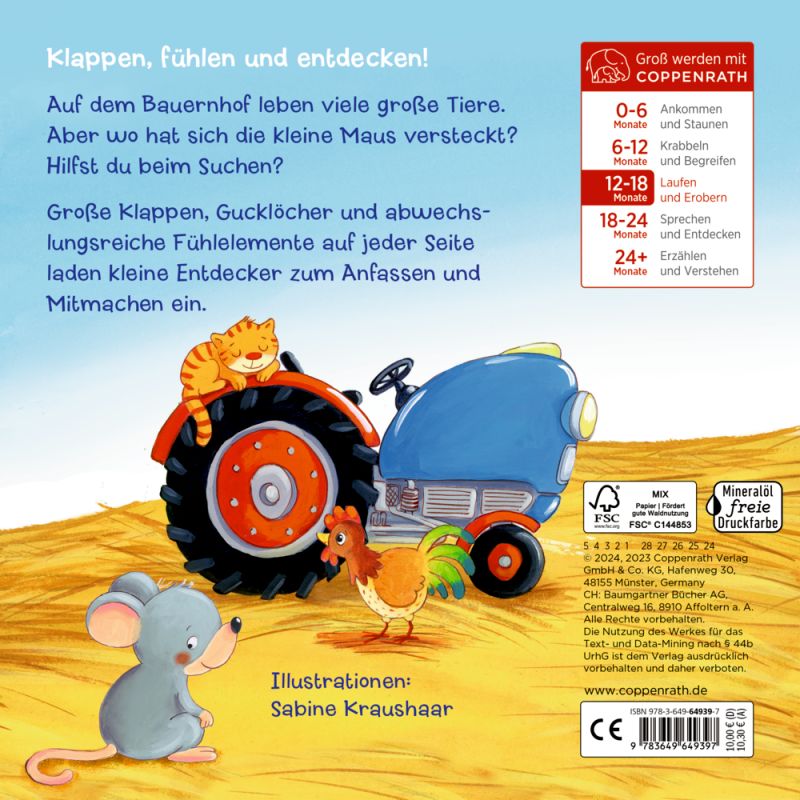 Coppenrath - Mein 1. Guckloch-Fühlbuch