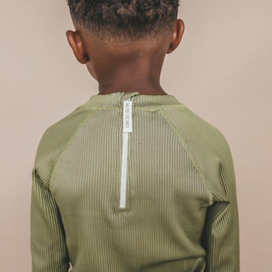 Salted Stories - Solid Rib Swim Longsleeve