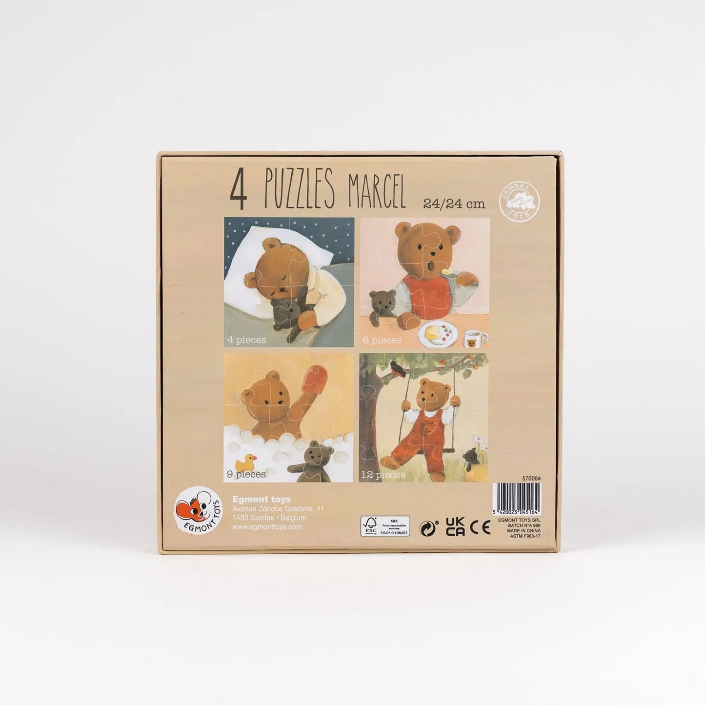 Egmont Toys - 4 Puzzles Marcel