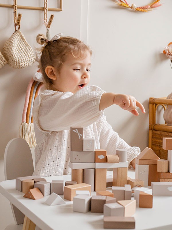 Label Label - Holzbausteine