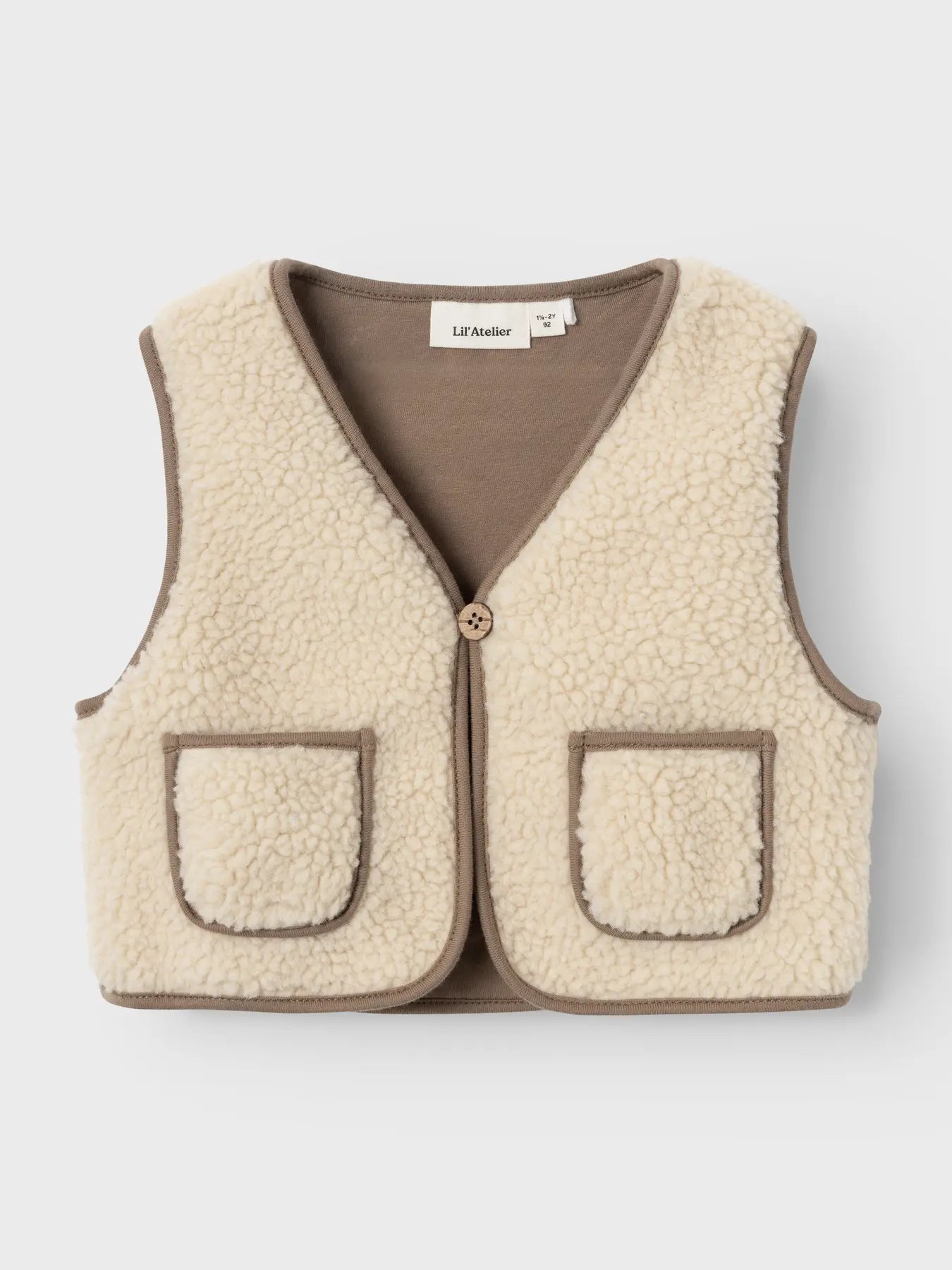 Lil Atelier - Weste Jono Sherpa