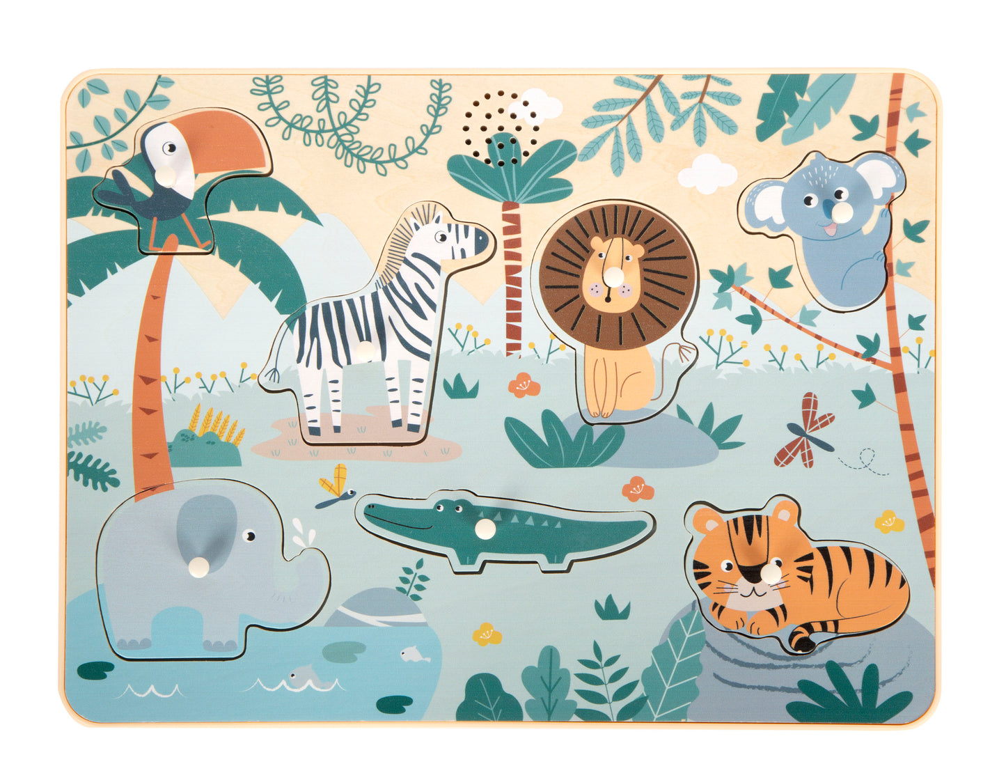 Small Foot - Soundpuzzle Tierlaute Safari