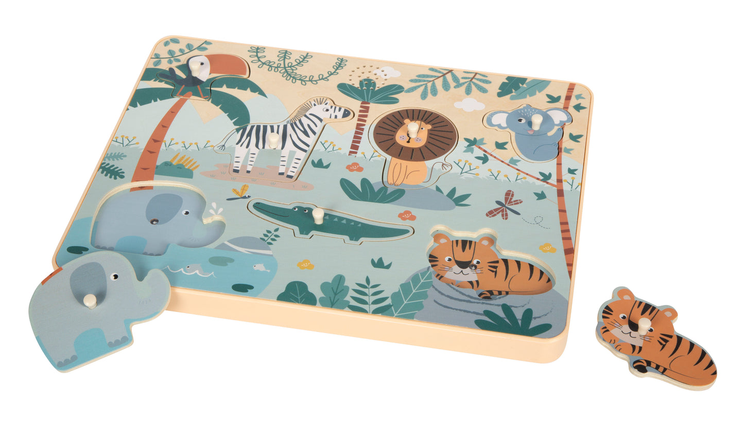 Small Foot - Soundpuzzle Tierlaute Safari