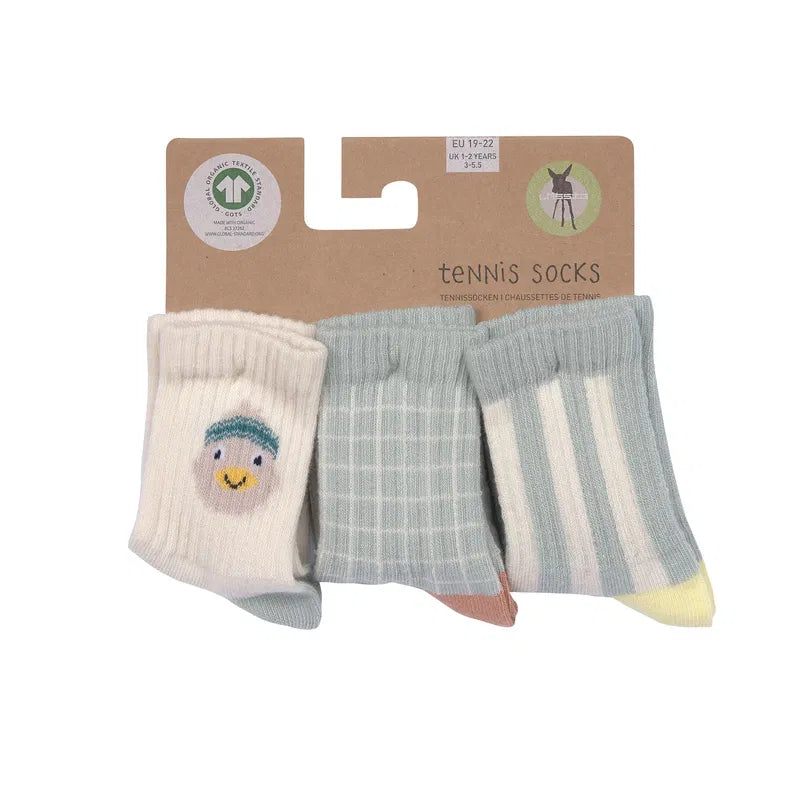 Lässig - Tennissocken Kinder 3er-Set