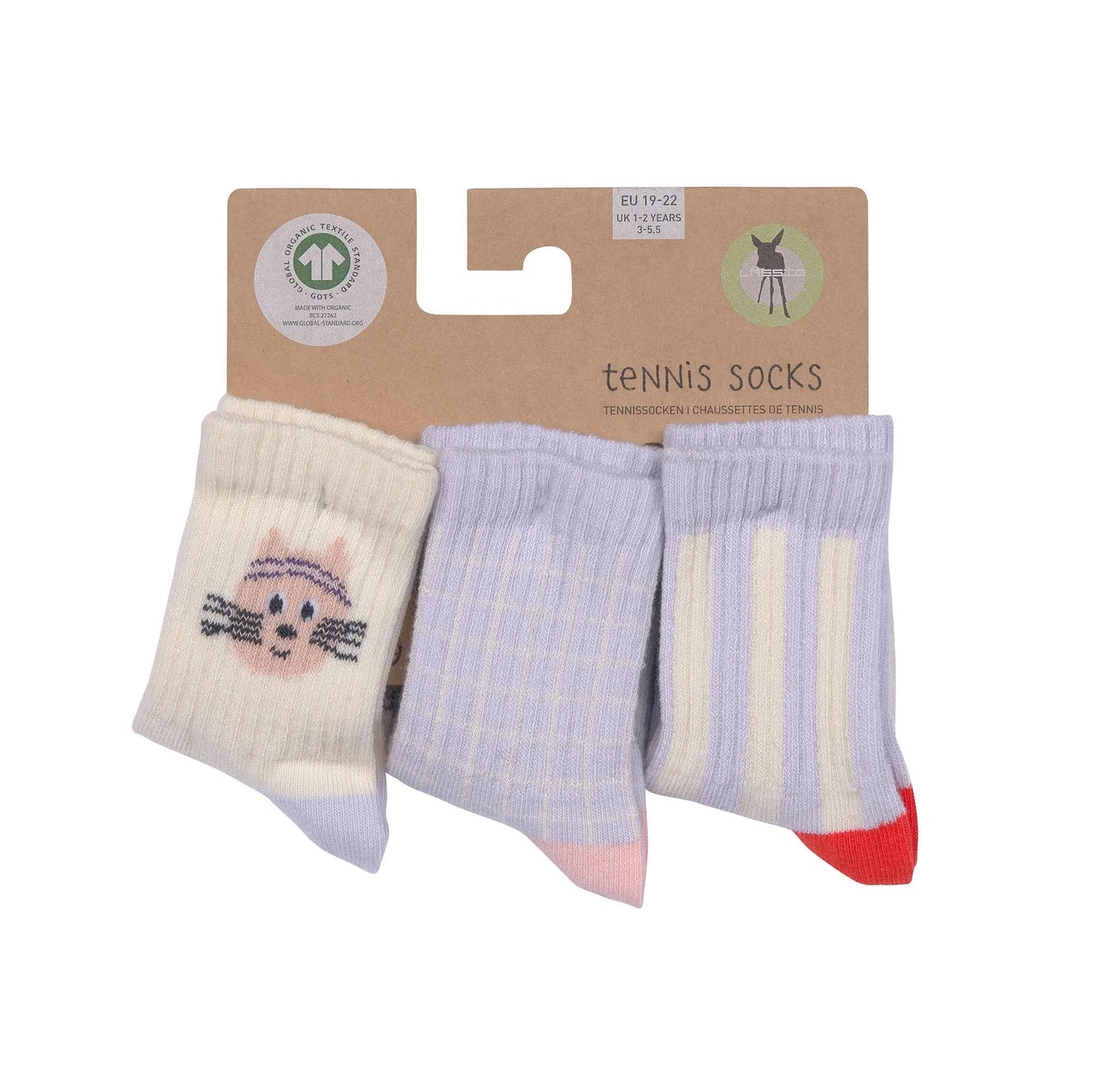 Lässig - Tennissocken Kinder 3er-Set