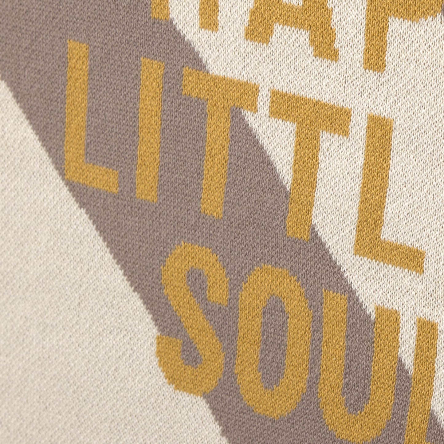 Lässig - Babydecke Gestreift Bio Baumwolle Taupe