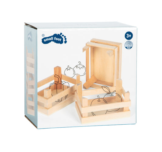 Small Foot - Kleine Kiste Natur 3er-Set