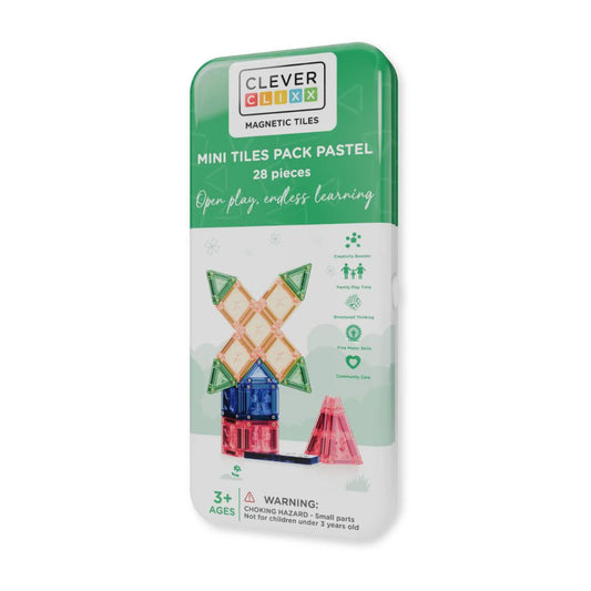 Cleverclixx - Mini Tiles Pack Pastellfarben 28 Teile
