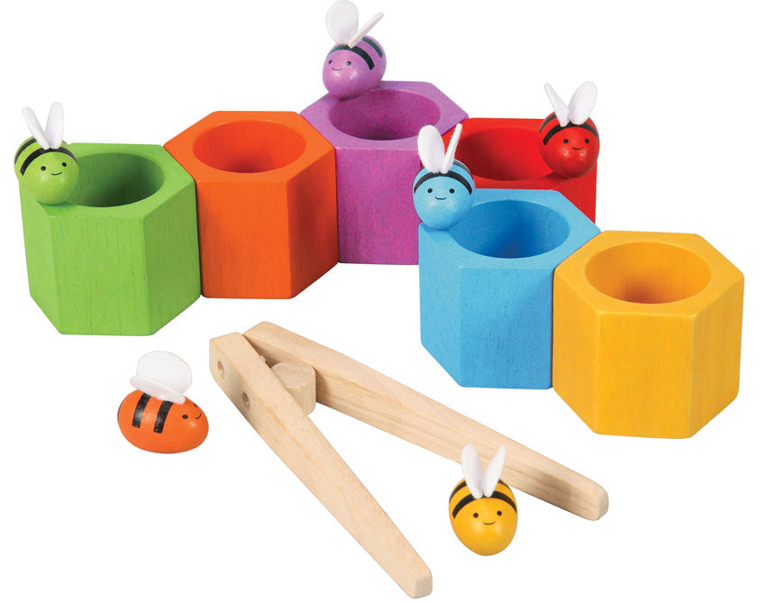 Plan Toys - Geschicklichkeitsspiel Bienenwaben