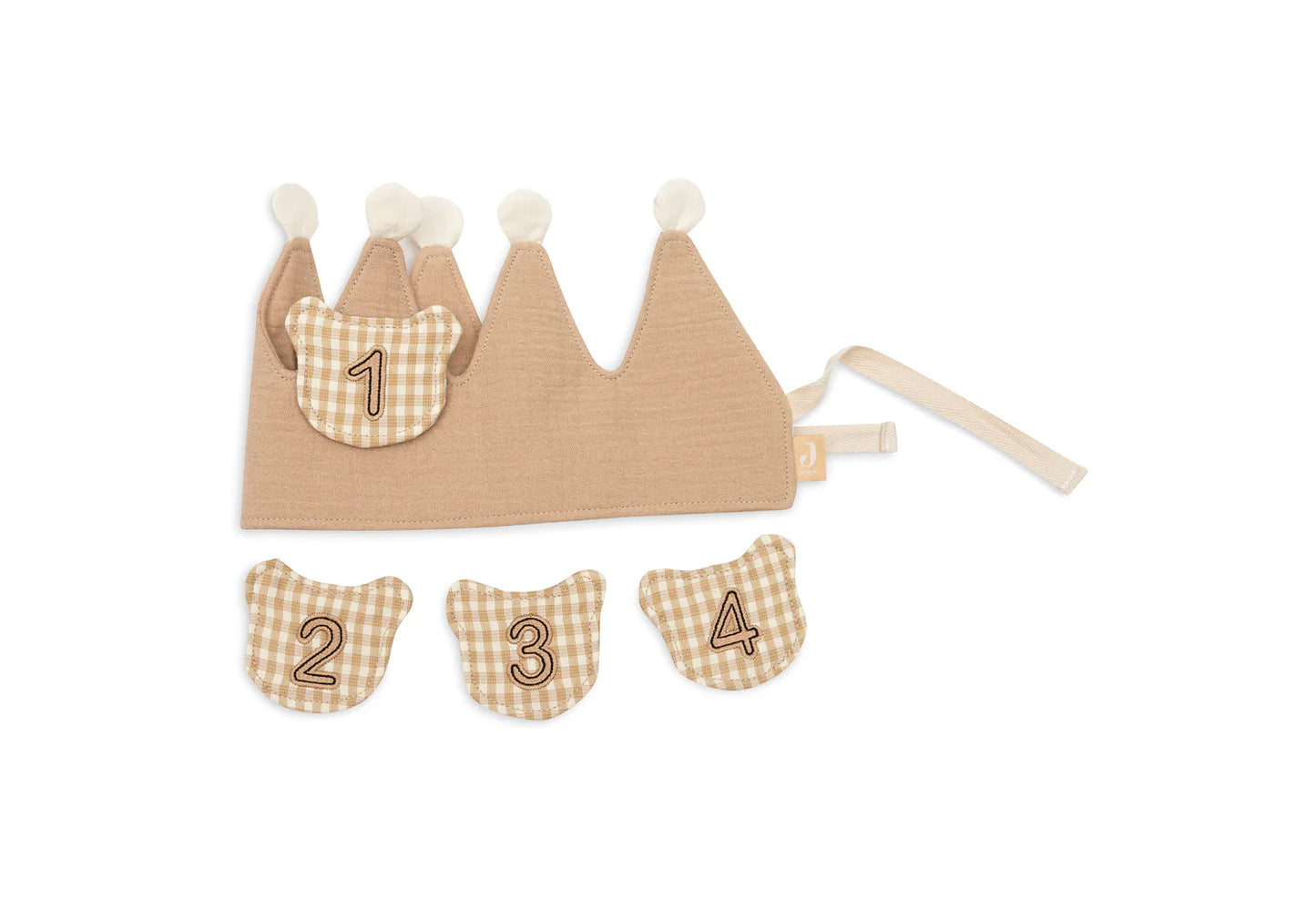 Jollein - Geburtstagskrone Teddy Bear