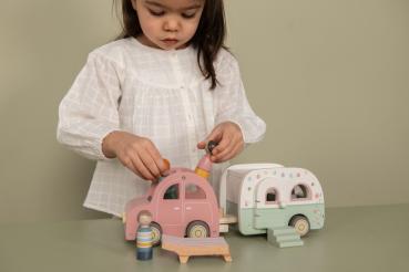 Little Dutch - Spielzeugauto mit Wohnwagen
