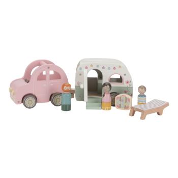 Little Dutch - Spielzeugauto mit Wohnwagen