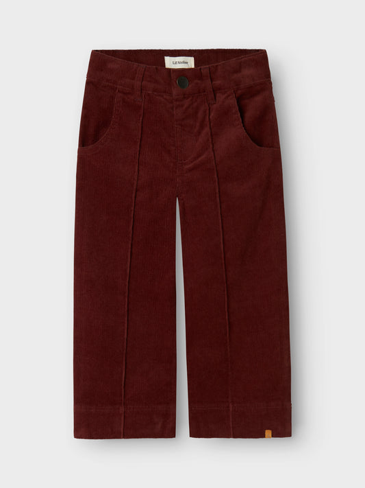 Lil Atelier - Cord Pant Wide Fit Obert