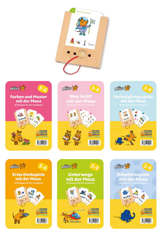 Kölner Lernspielverlag - Lochkasten Starterset ab 3-4 Die Maus
