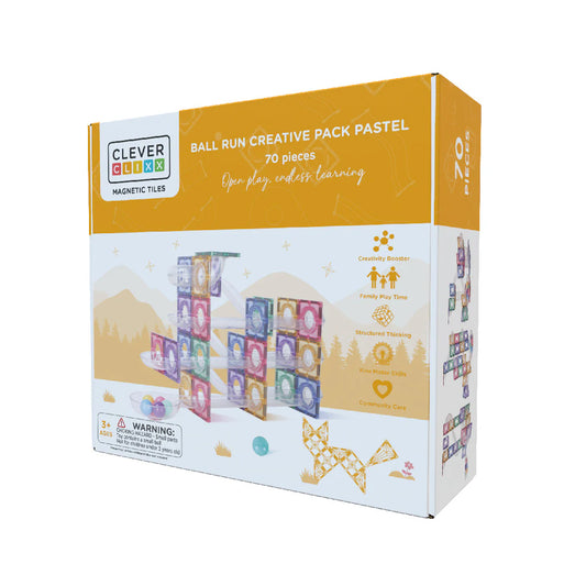 Cleverclixx - Ball Run Creative Pack Pastel 70 Teile