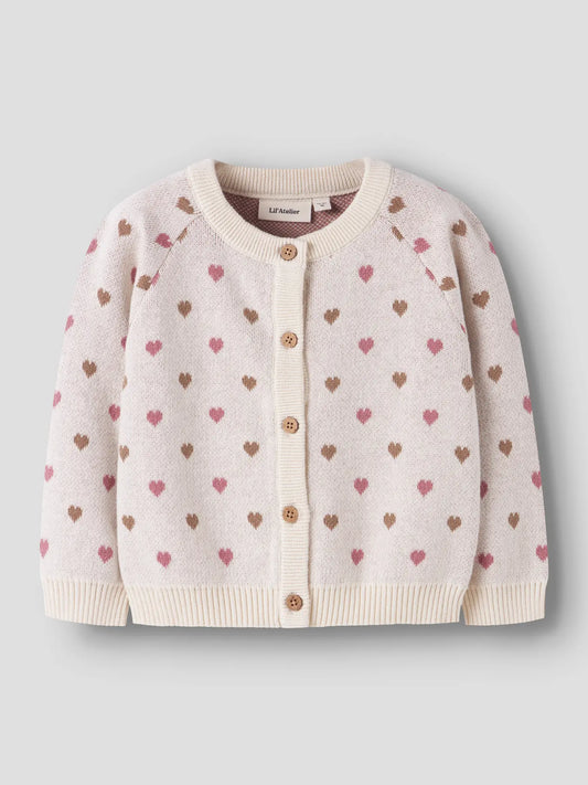 Lil Atelier - Cardigan Knit Heart
