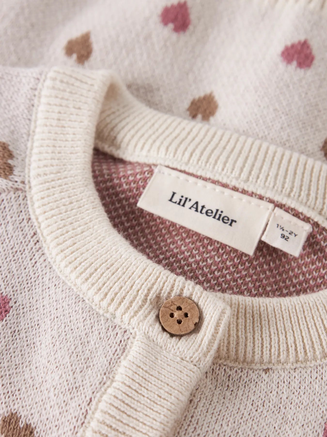 Lil Atelier - Cardigan Knit Heart