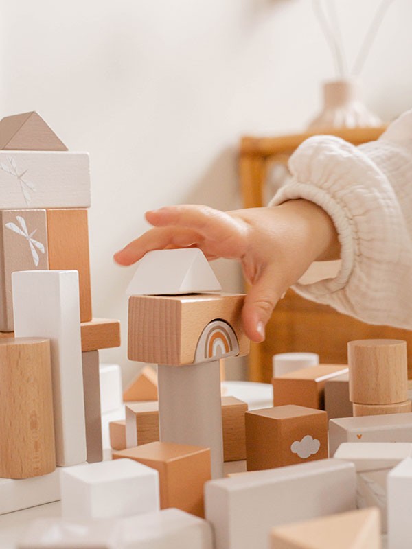 Label Label - Holzbausteine