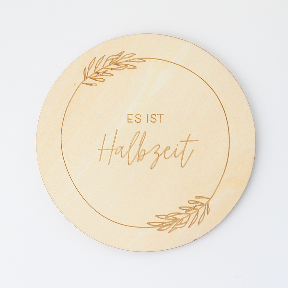 Grafik Werkstatt - Meilensteinkarten Holz